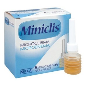 Miniclis adulti 9 g 6 microclismi