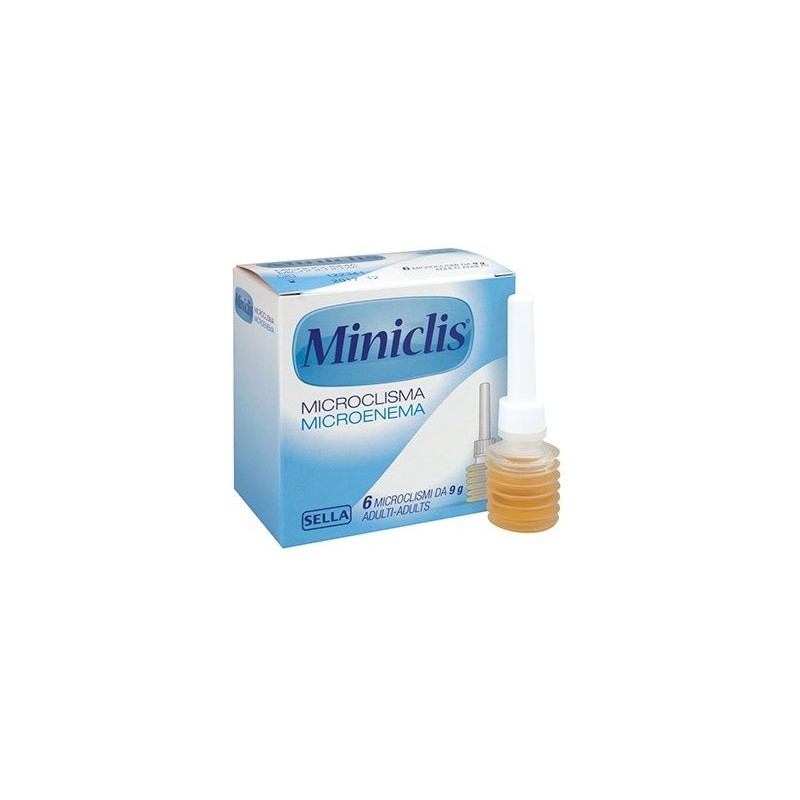 Miniclis adulti 9 g 6 microclismi