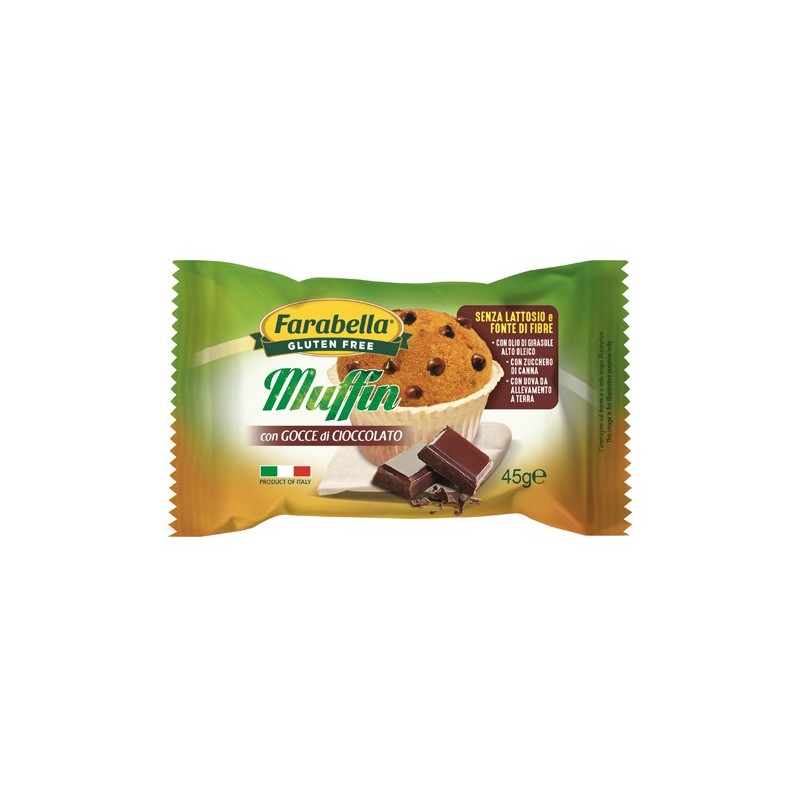 Farabella muffin gocce di cioccolato 45 g