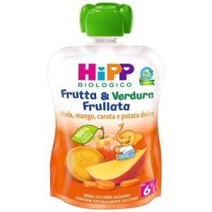 Hipp bio frutta & verdura mela mango carota patata dolce 90g