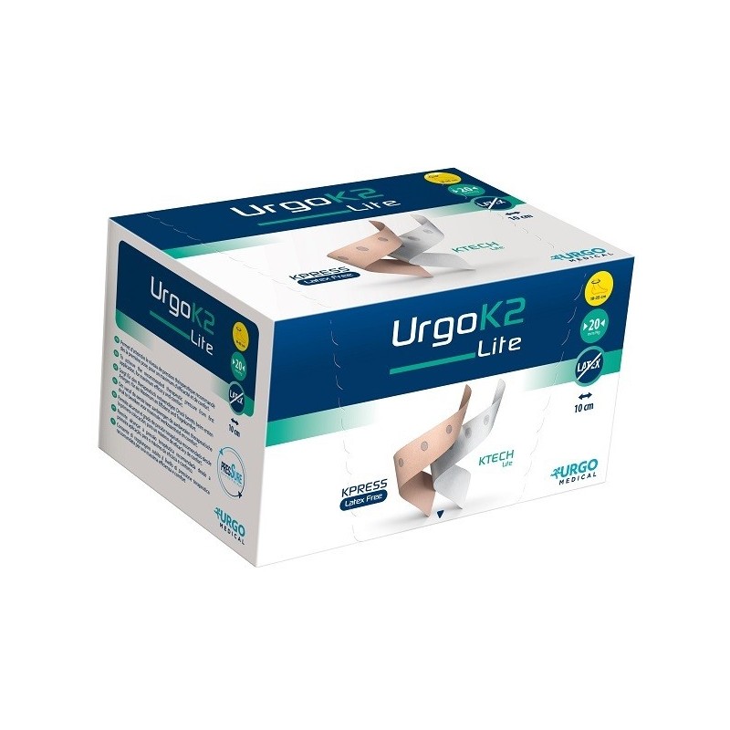 Bendaggio urgok2 latex free kit bendaggio t2 caviglia 25-322 pezzi 10 cm