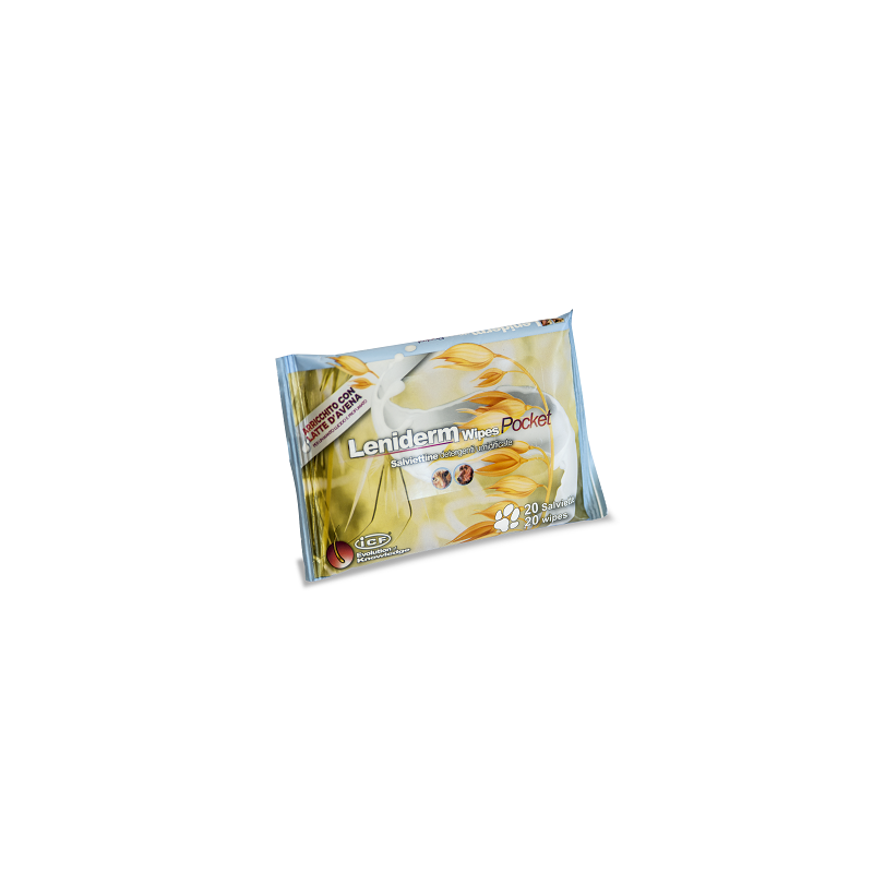 Leniderm wipes pocket 20 pezzi display Leniderm wipes pocket 20 pezzi display