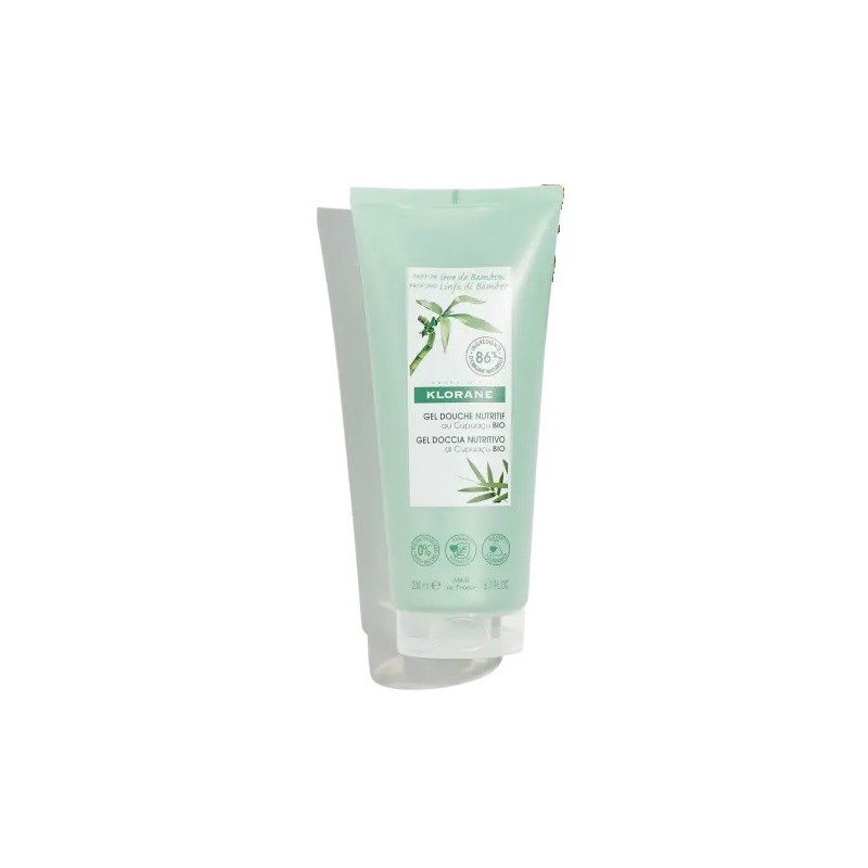 Klorane gel doccia linfa di bamboo 200 ml