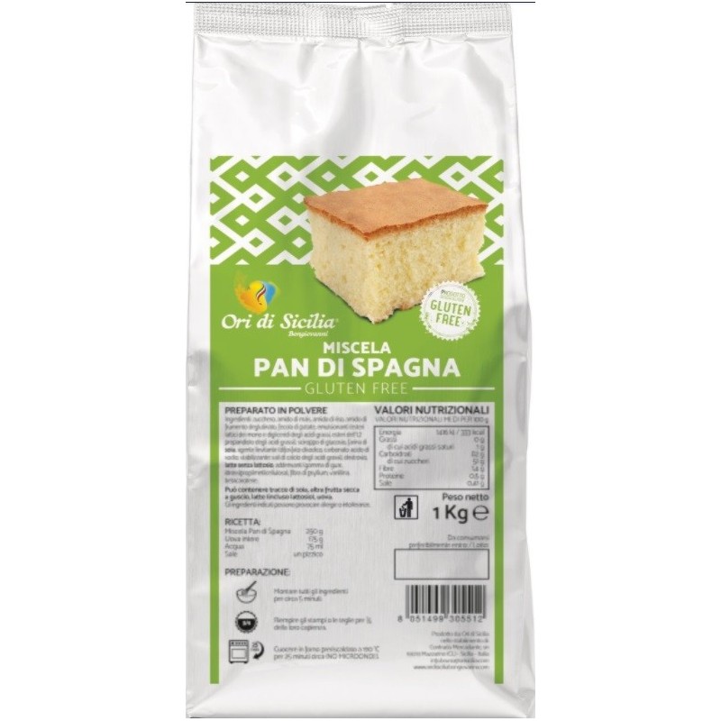 Ori di sicilia mix oro pan di spagna 1 kg Ori di sicilia mix oro pan di spagna 1 kg