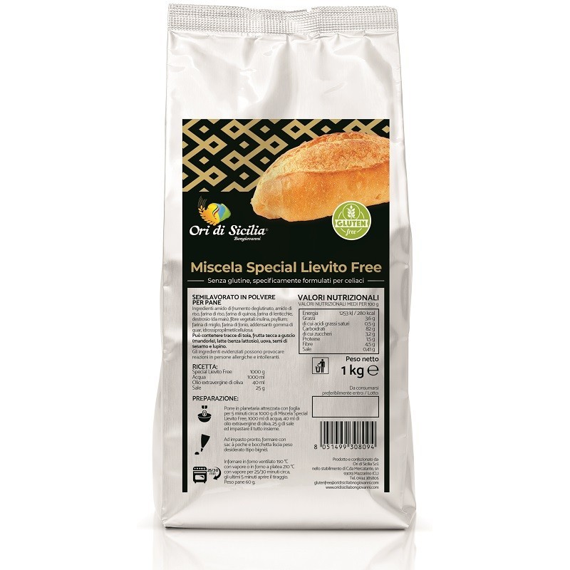 Miscela special lievito free 1 kg Miscela special lievito free 1 kg