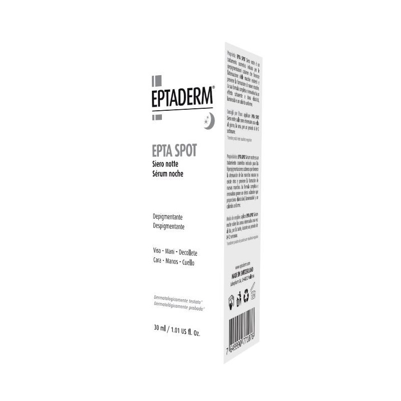 Epta spot notte siero depigmentante 30 ml Epta spot notte siero depigmentante 30 ml
