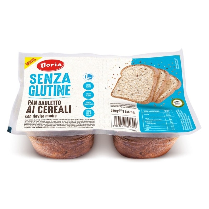 Doria pan bauletto cereali 2x175 g Doria pan bauletto cereali 2x175 g