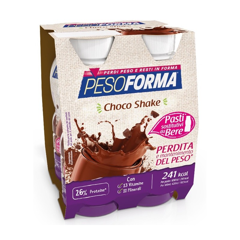 Pesoforma choco shake 4x236 ml