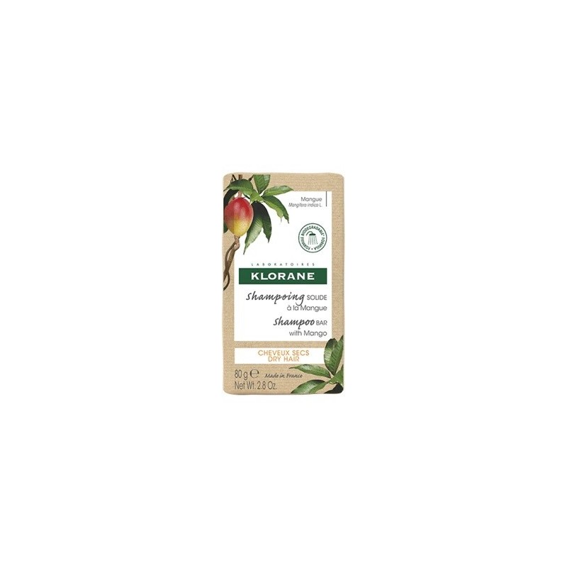 Klorane shampoo solido mango 80 g