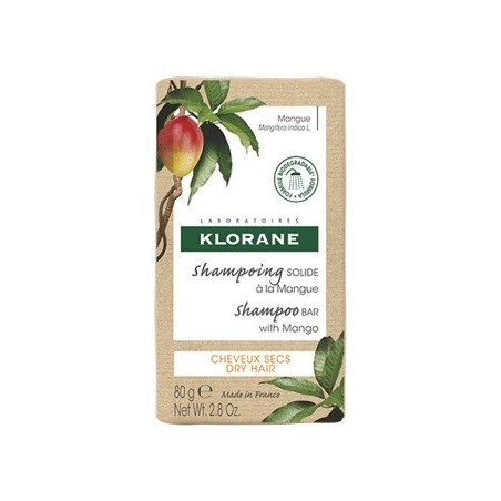 Klorane shampoo solido mango 80 g