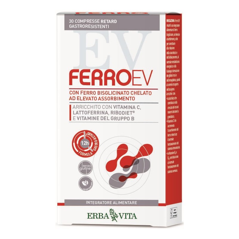 Ferro ev retard 30 compresse gastroresistenti