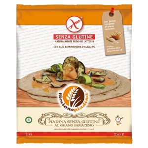 Riccione piadina senza glutine al grano saraceno 2 x 125 gfuori frigo