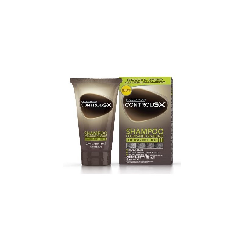 Just for men control gx shampoo colorante graduale 150 ml