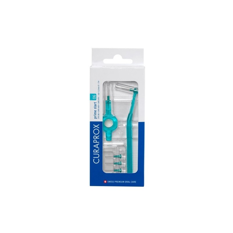 Curaprox capsule 06 scovolino prime start 06 turquoise 5 pezzi