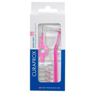 Curaprox capsule 08 scovolino prime start 08 pink 5 pezzi