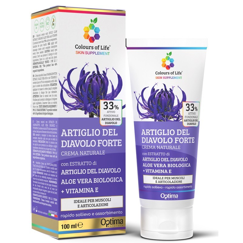 Colours of life skin supplement artiglio del diavolo 33% crema 100 ml