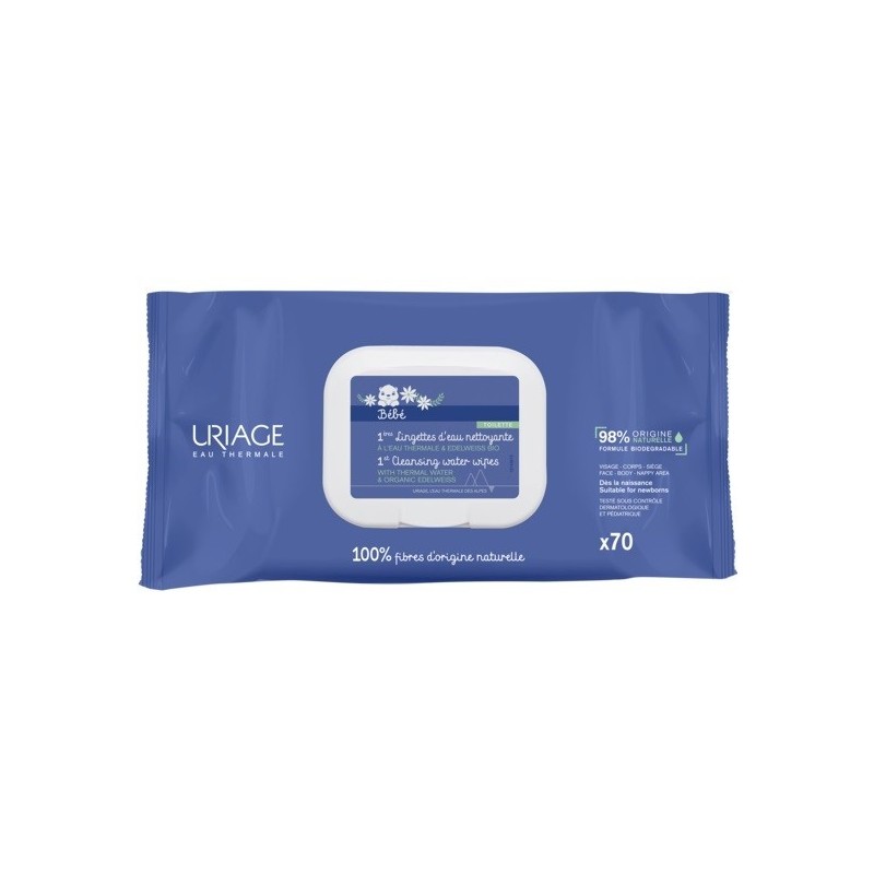 Bebe salviettine detergenti all'acqua 70 pezzi