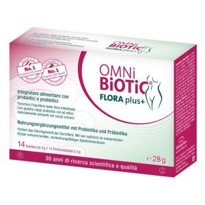 Omni biotic flora plus+ 14 bustine da 2 g