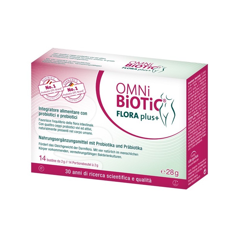 Omni biotic flora plus+ 14 bustine da 2 g