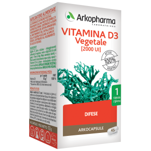 Arko capsule vitamina d3 vegetale 45 capsule