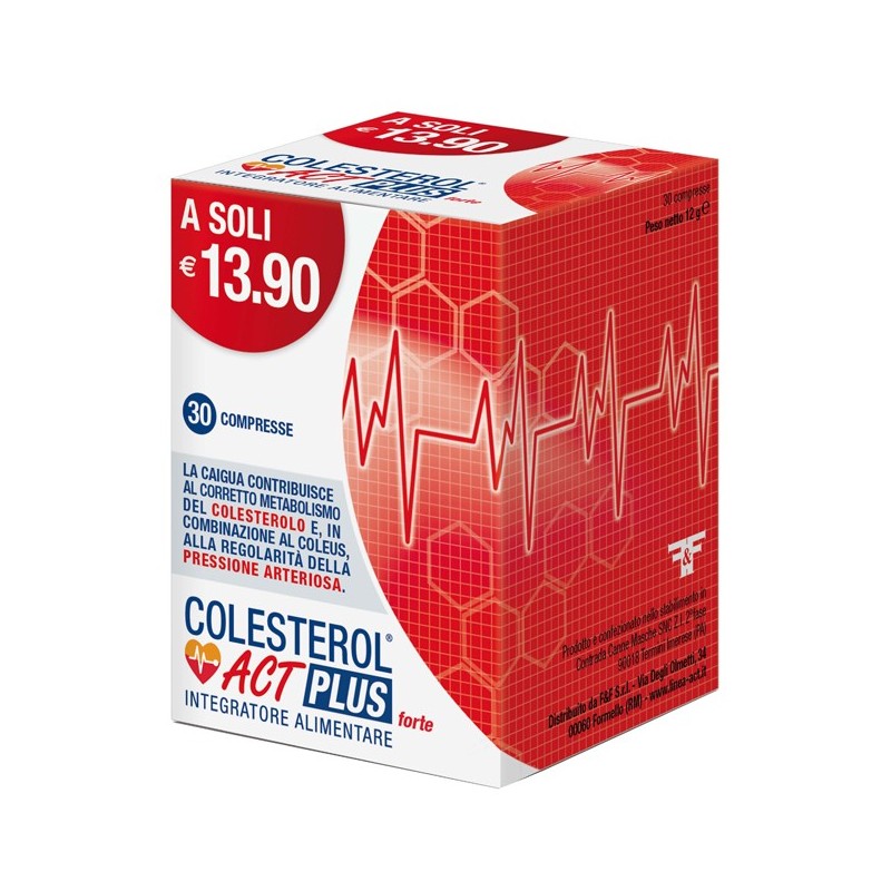 Colesterol act plus forte 30 compresse Colesterol act plus forte 30 compresse