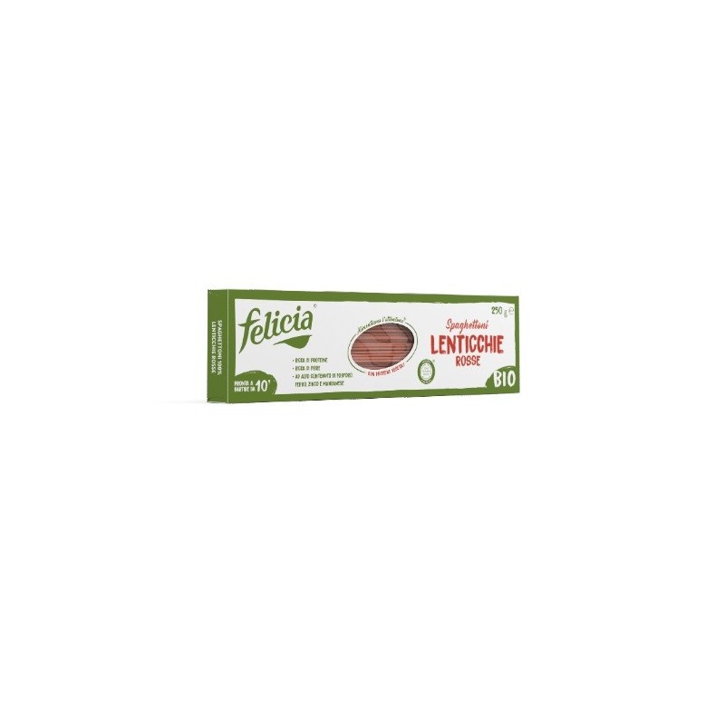 Felicia spaghettoni lenticchie rosse 250 g Felicia spaghettoni lenticchie rosse 250 g