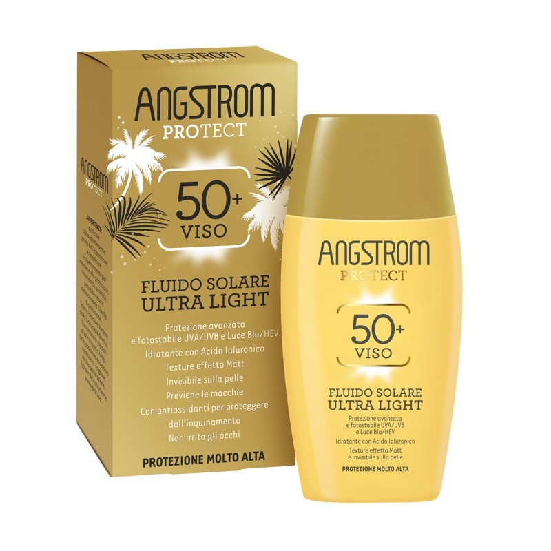 Angstrom fluido solare viso ultra light spf 50+ 40 ml