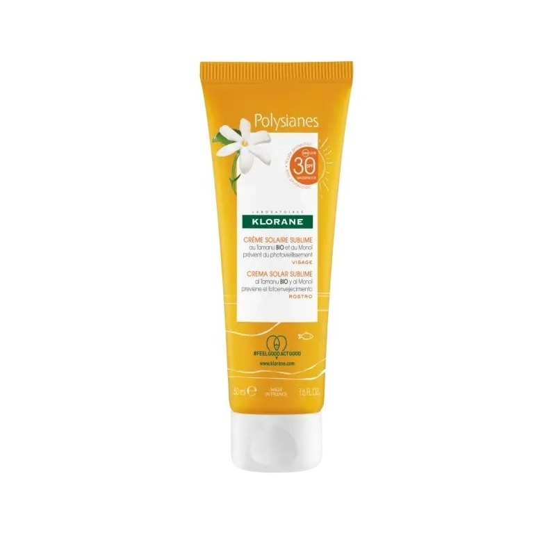 Les polysianes crema viso tamanu bio&monoi spf30 50 ml