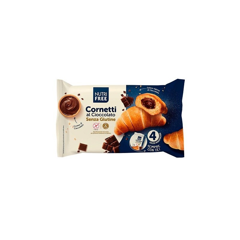 Nutrifree cornetti cioccolato 4x60 g
