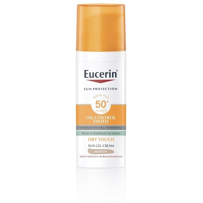 Eucerin sun oil control tinted cream spf50+ 50 ml