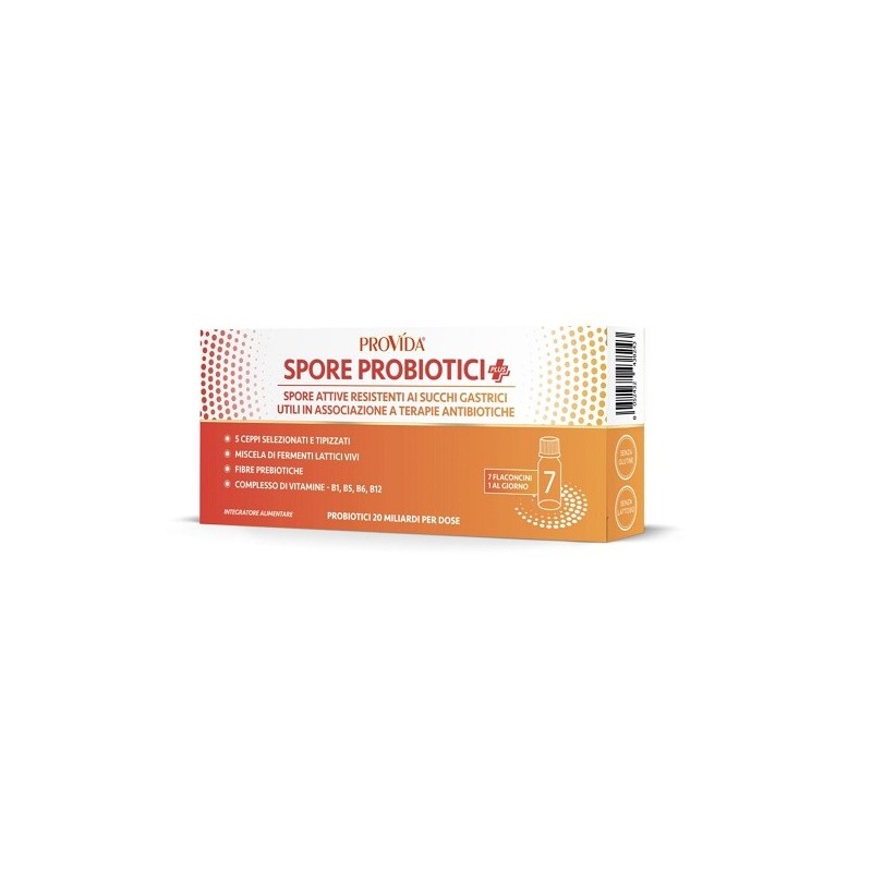 Provida probiotici plus 20 miliardi 7 flaconcini x 8 ml