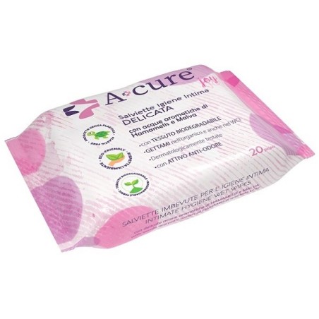 A+cure igiene intima delicata 20 salviette pocket maxi A+cure igiene intima delicata 20 salviette pocket maxi