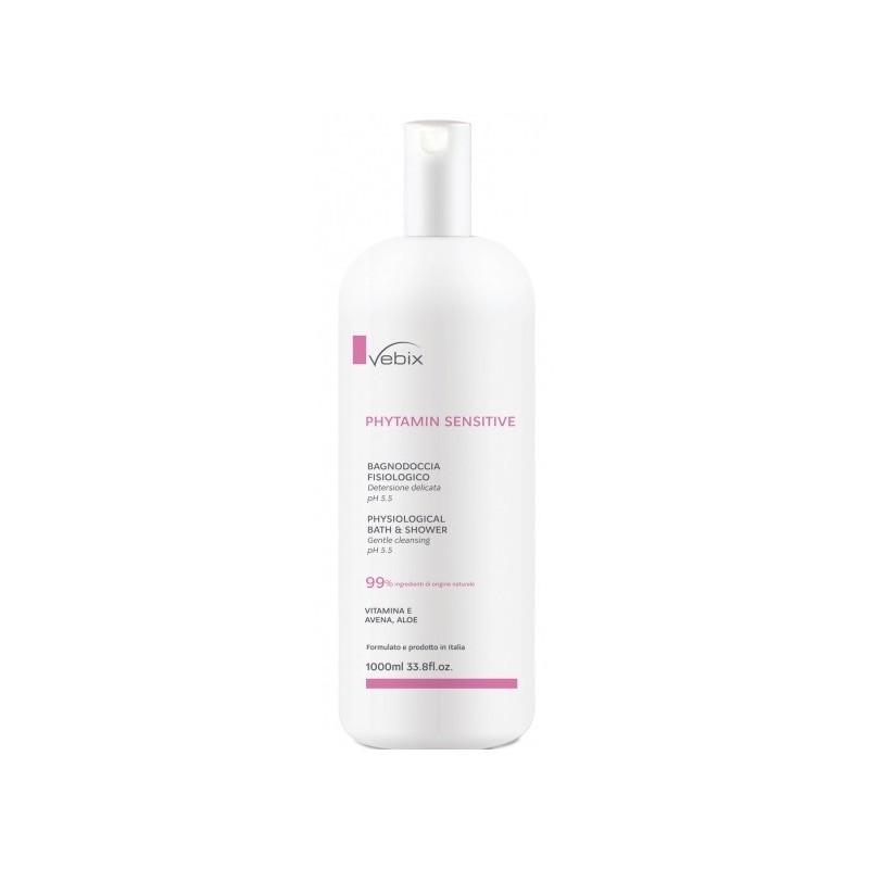 Vebix phytamin pelli sensibili bagnodoccia fisiologico 1000ml