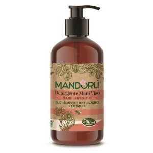 Mandorli detergente mani viso per tutti i tipi di pelle 500ml