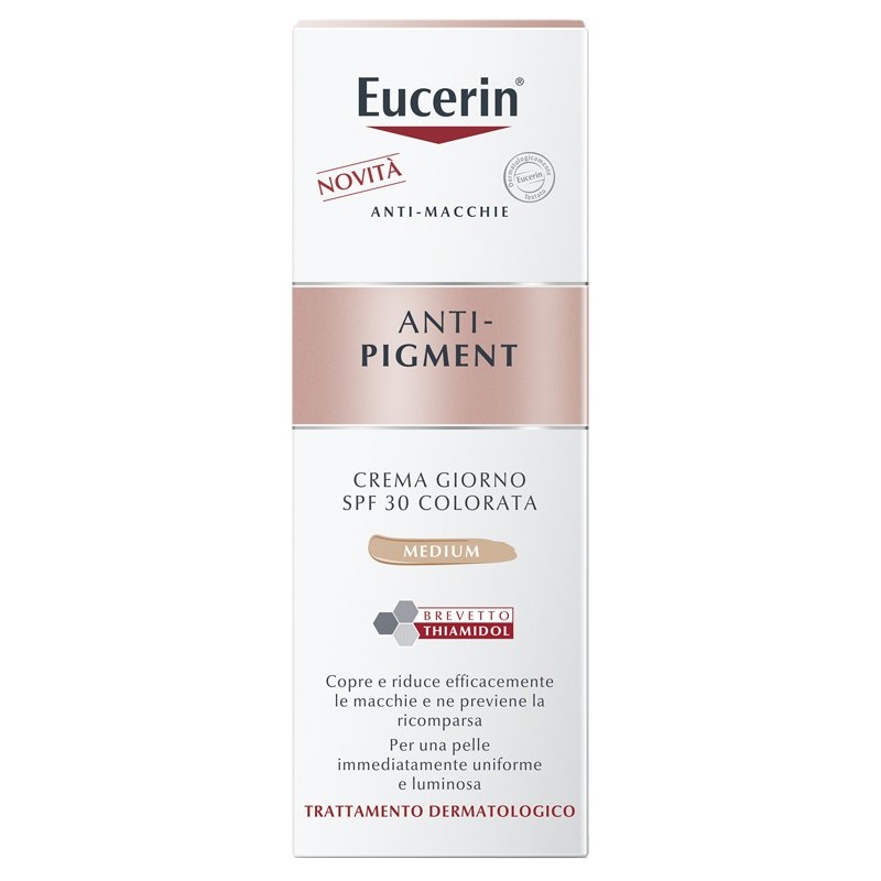 Eucerin anti-pigment giorno spf30 colorato medium 50 ml Eucerin anti-pigment giorno spf30 colorato medium 50 ml