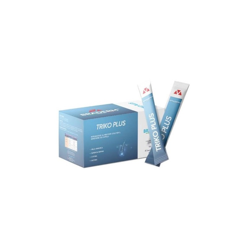 Triko plus liquido 30 bustine braderm