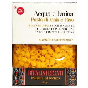 Nutri te' ditalini rigati acqua e farina mais e riso 250 g