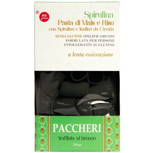 Nutri te' paccheri con spirulina mais e riso 250 g