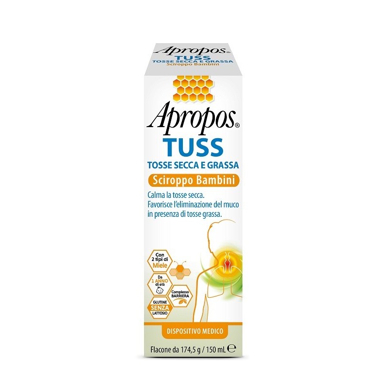 Apropos tuss sciroppo bambini 150 ml