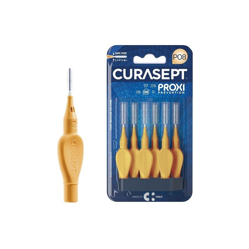 Curasept proxi p08 arancio chiaro 6 pezzi