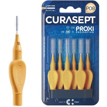 Curasept proxi p08 arancio chiaro 6 pezzi