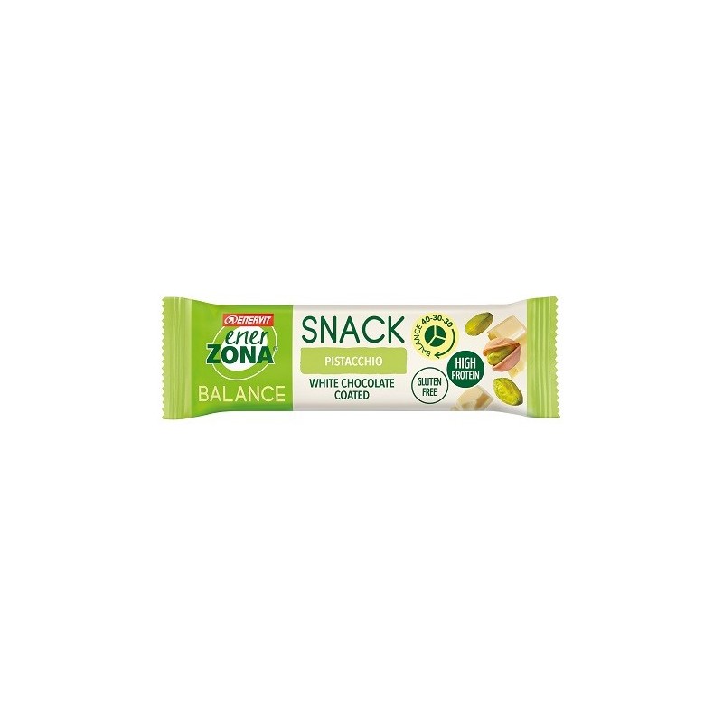Enerzona snack pistacchio cioccolato bianco 27 g Enerzona snack pistacchio cioccolato bianco 27 g