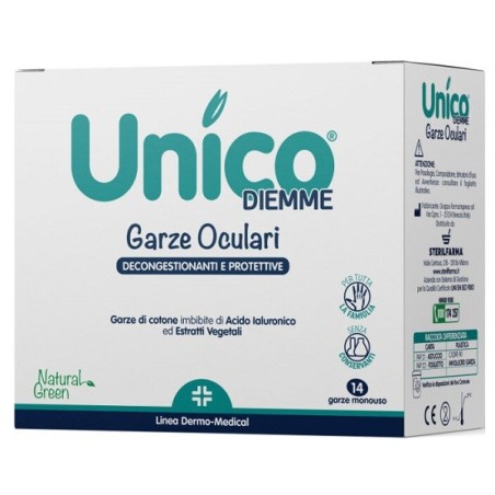 Unico garze oculari 14 pezzi