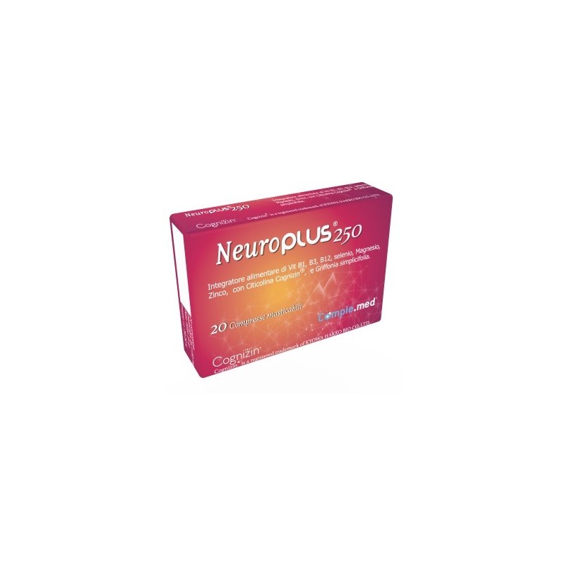 Neuroplus 250 20 compresse masticabili Neuroplus 250 20 compresse masticabili