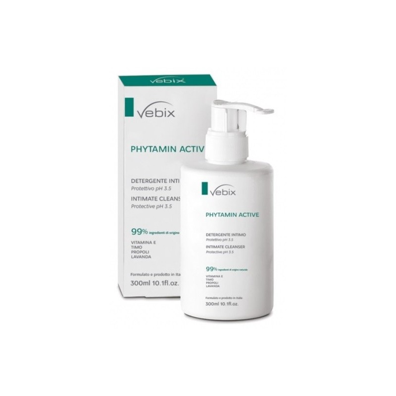 Vebix phytamin e detergente intimo protettivo ph 3,5 300 ml