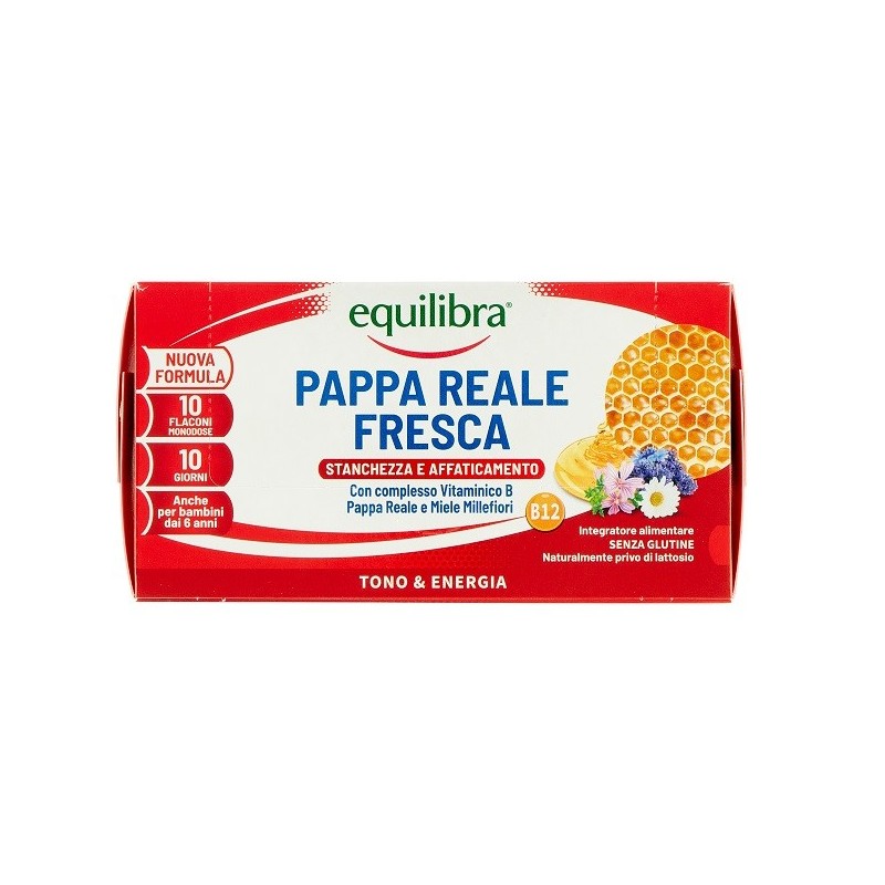 Equilibra pappa reale fresca 10 flaconcini