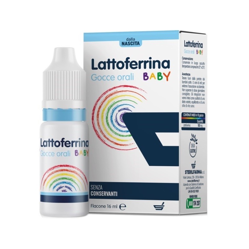 Lattoferrina baby gocce orali 16 ml