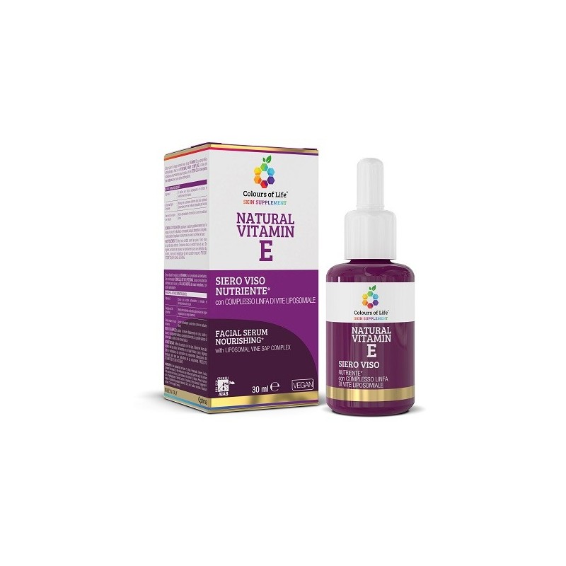 Colours of life natural vitamin e siero viso 30 ml