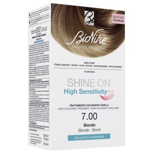 Shine on high sensitivity plus biondo 7,00 rivelatore in crema 75 ml + crema colorante 50 ml