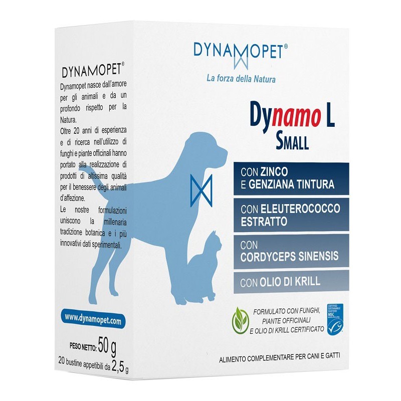 Dynamo l small 20 bustine appetibili da 2,5 g